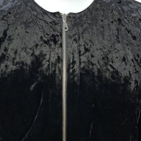 INC Crushed Velvet Peplum Jacket - Picture 6 of 14